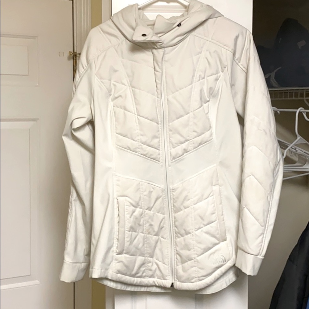 North Face Fitted White Women’s Coat